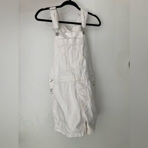 White Jean Billabong Overalls (shorts)